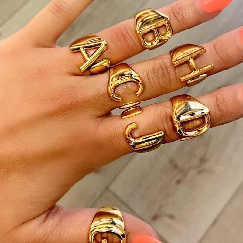 Skorter | Initial A-Z Letter Ring