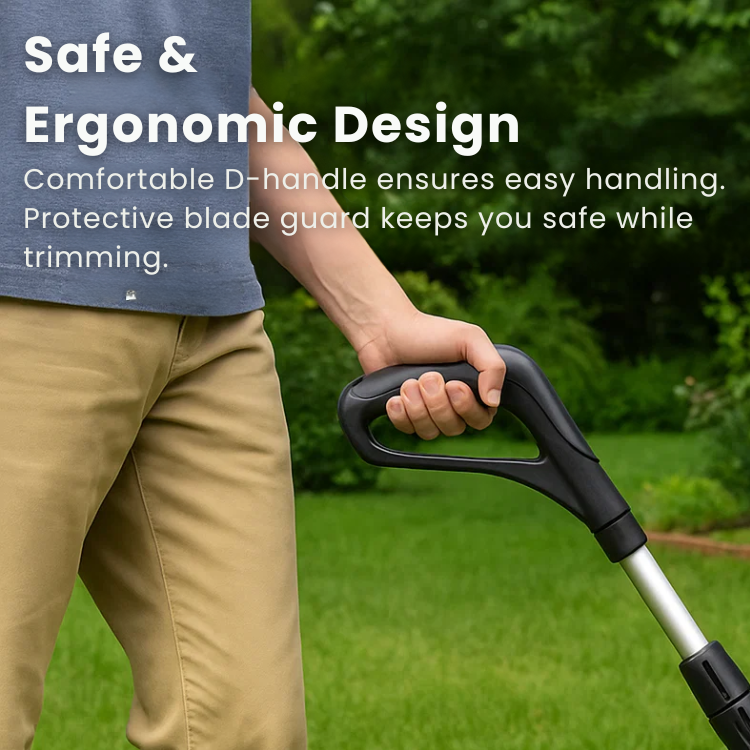 Skorter | Cordless Grass Trimmer with High-Power Battery - Lightweight Lawn Edger for Easy Yard Maintenance