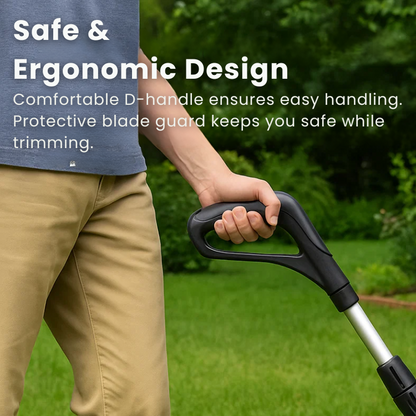 Skorter | Cordless Grass Trimmer with High-Power Battery - Lightweight Lawn Edger for Easy Yard Maintenance