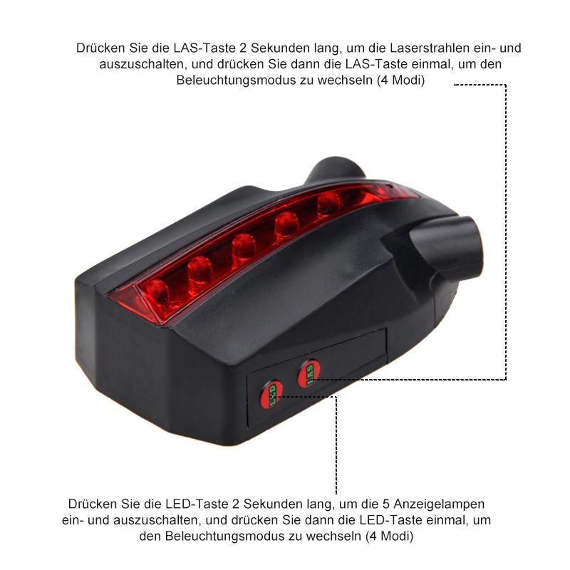 Skorter | Bicycle Laser Projection Taillight