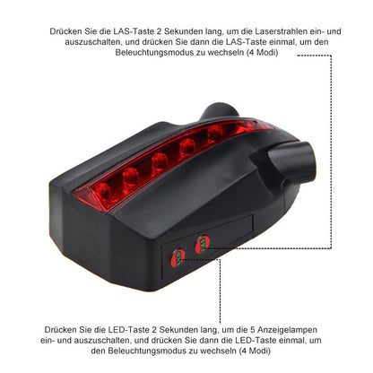 Skorter | Bicycle Laser Projection Taillight