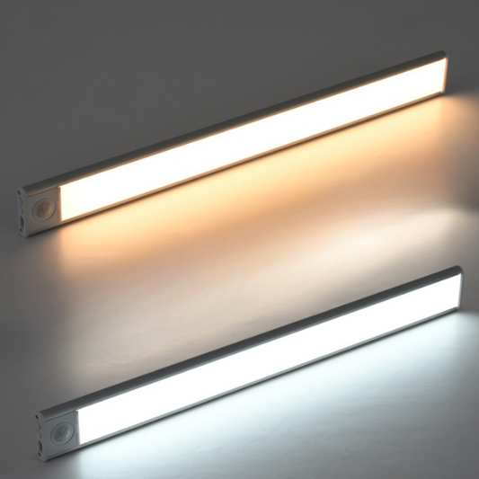 Skorter |-Thin LED GlowLight – USB Rechargeable Motion Sensor Cabinet Light with Magnetic Backing for Kitchen, Wardrobe, or Closets