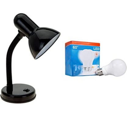 Skorter | Halse Desk Lamp - Flexible LED Lamp with Energy Saving Bulb
