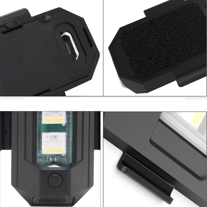 Skorter | 4 Colors LED Airplane Strobe Lights & USB Charging