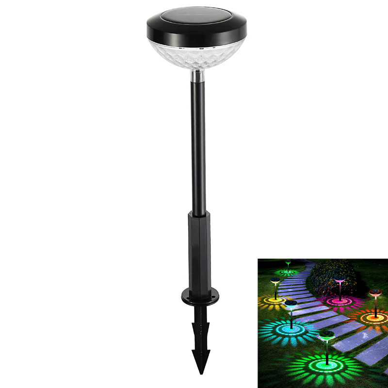 Skorter | Solar Garden Lamp with Color Change – LED Garden Lighting for Outdoor Use with Flower Pattern