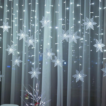 Skorter | Curtain Snowflake LED String Lights