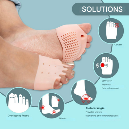 Skorter | FlexiToe Comfort Toe Separator with Foot Cushion – Pain Relief & Correction for Daily Use