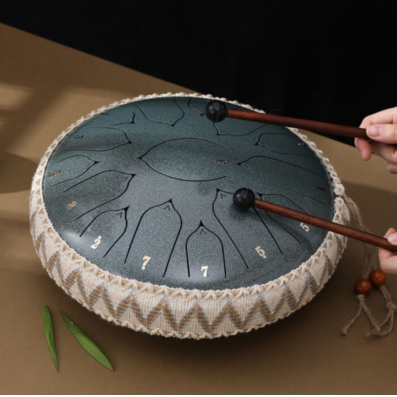 Skorter | EchoDrum – Steel Tongue Drum for Meditation, Yoga, and Relaxation