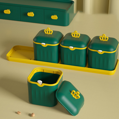 skorter | Dubbel kryddlåda med lådor