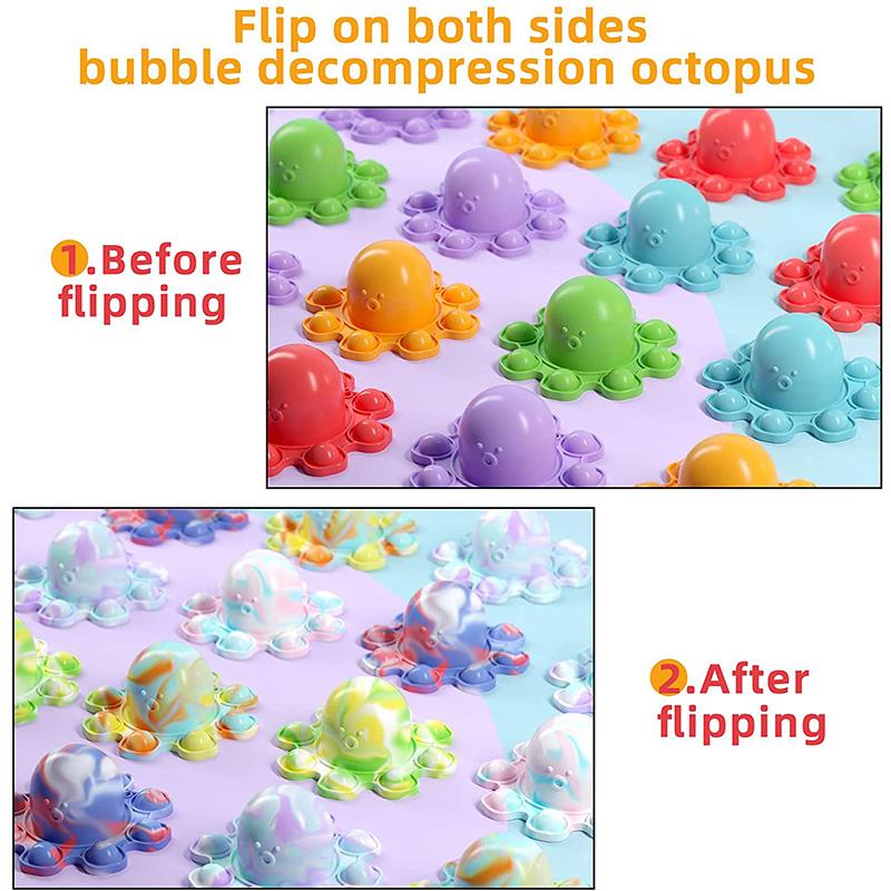 Skorter | Flip-Octopus-Toy Keychain Pendant