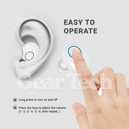 Skorter | Bluetooth Hearing Aids – Rechargeable In-Ear Digital Hearing Aid with App Control | Discreet, Lightweight & Budget-Friendly for Adults & Seniors
