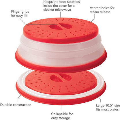 skorter | Collapsible Microwave Plate Cover