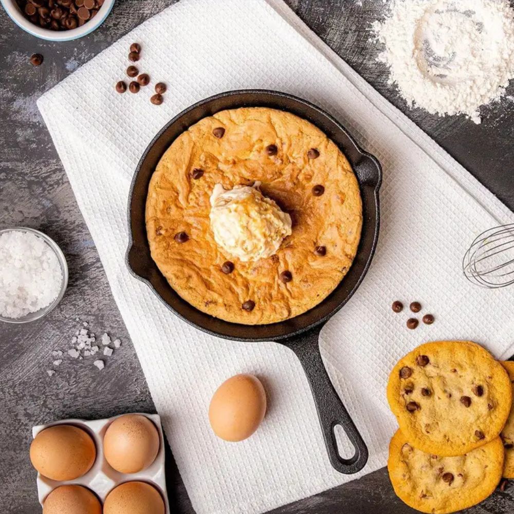 Skorter | Black Cast Iron Frying Pan