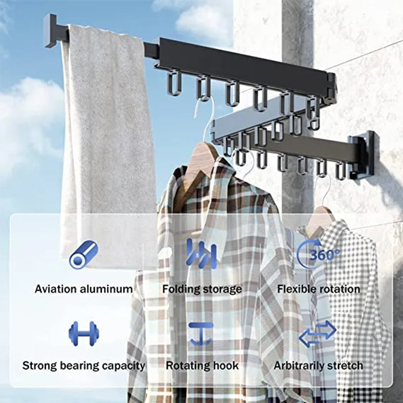 skorter | Aluminum Alloy Clip Ring Hook Drying Rack