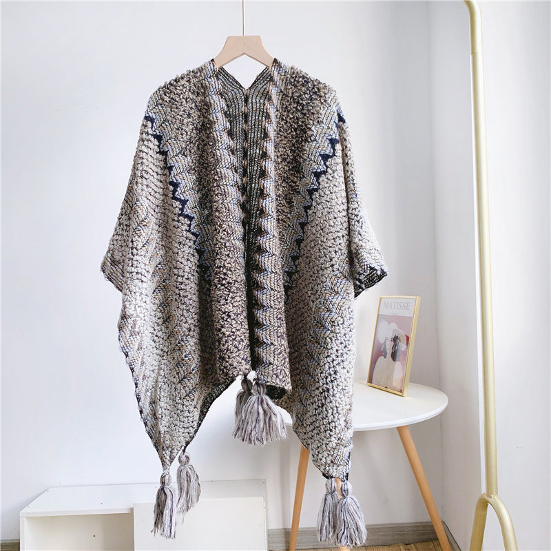 Skorter | Ethnic Style Knitted Scarf