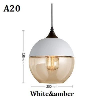 Skorter | EternaGlow Pendant Light made of Glass and Wood | Elegant Design for Your Home