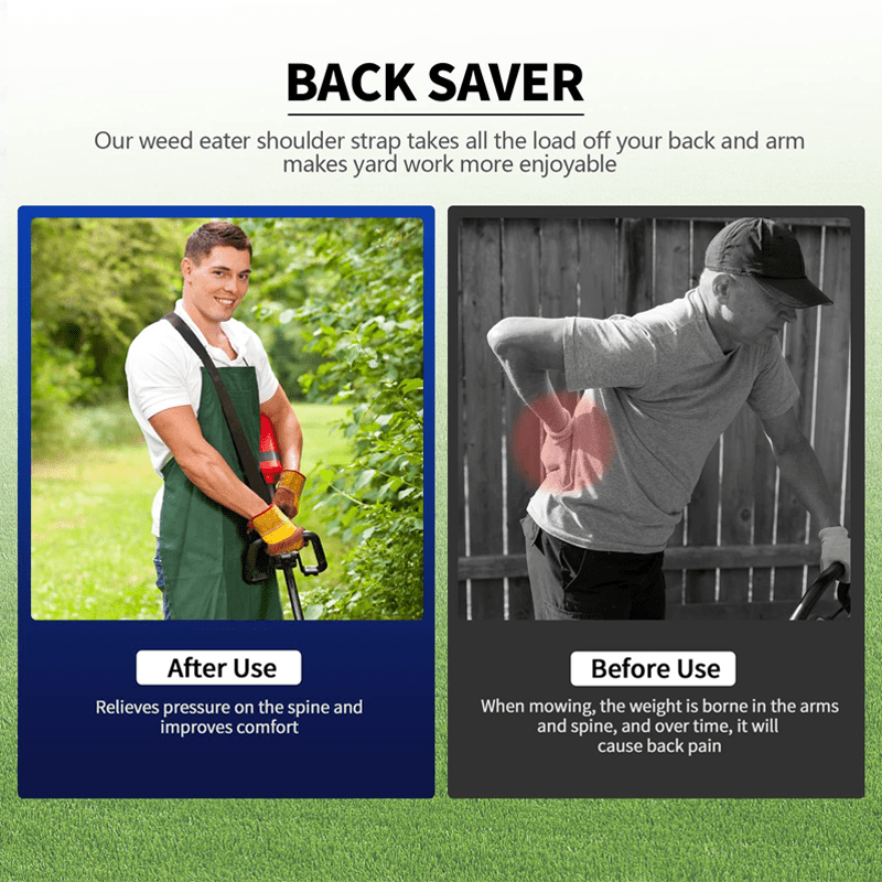 Skorter | Ergonomic Weed Killer Handle Extension Brush Cutter Trimmer Handle