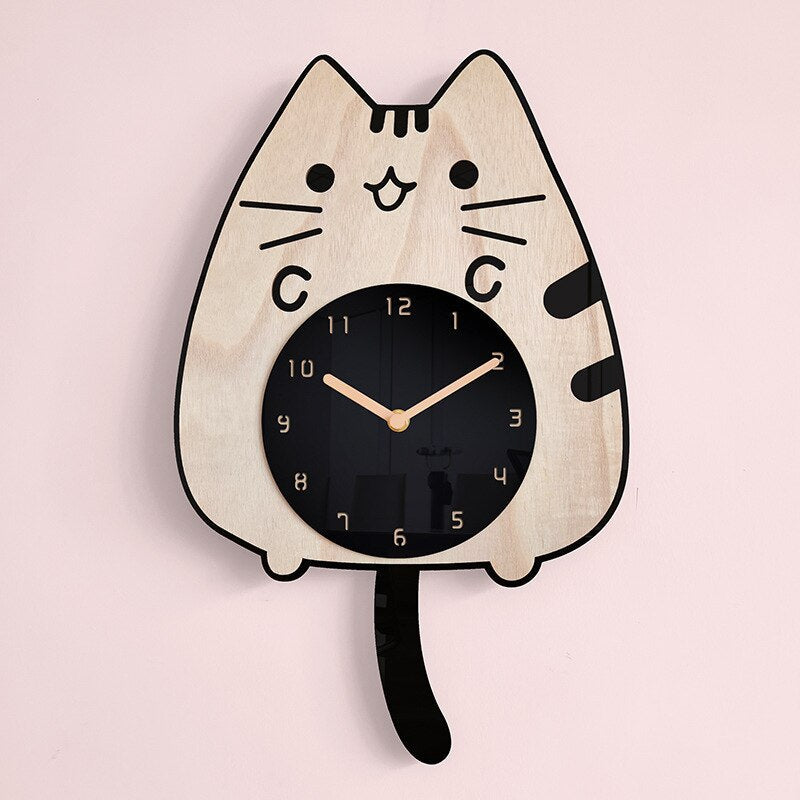 Skorter | PurrTime - Swinging Cat Wall Clock