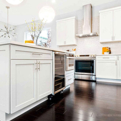 Skorter | Brushed Nickel Modern Stainless Steel Drawer Hardware T-Bar Handles