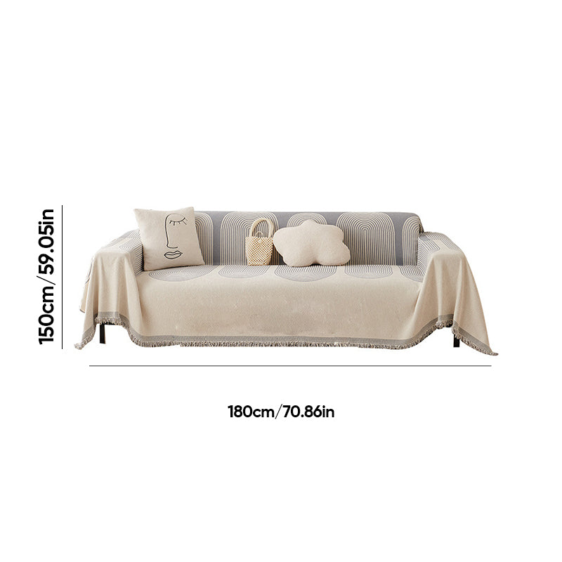 skorter | Dubbelsidig Chenille sofföverdrag