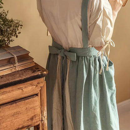 Skorter | Rustic Ruffle Linen Apron