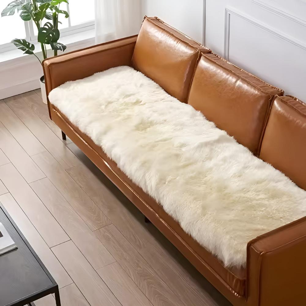 Skorter | Faux Fur Plush Couch Cover