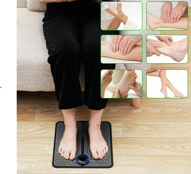 Skorter | EMS Acupuncture Point Stimulator Massage Foot Mat: Ultimate Relaxation & Pain Treatment
