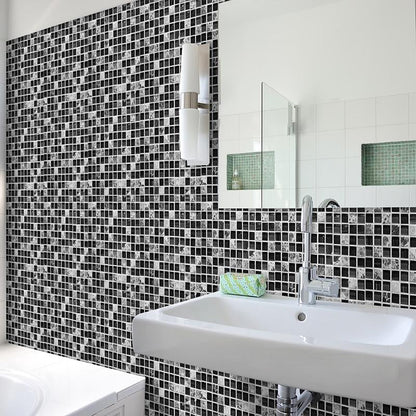 Skorter | Black Mosaic Creative Tile Stickers