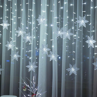 skorter | Curtain Snowflake Led String Lights