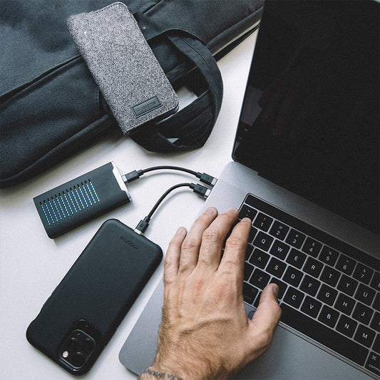 Skorter | 18W Type-C to Lightning to USB-A Set