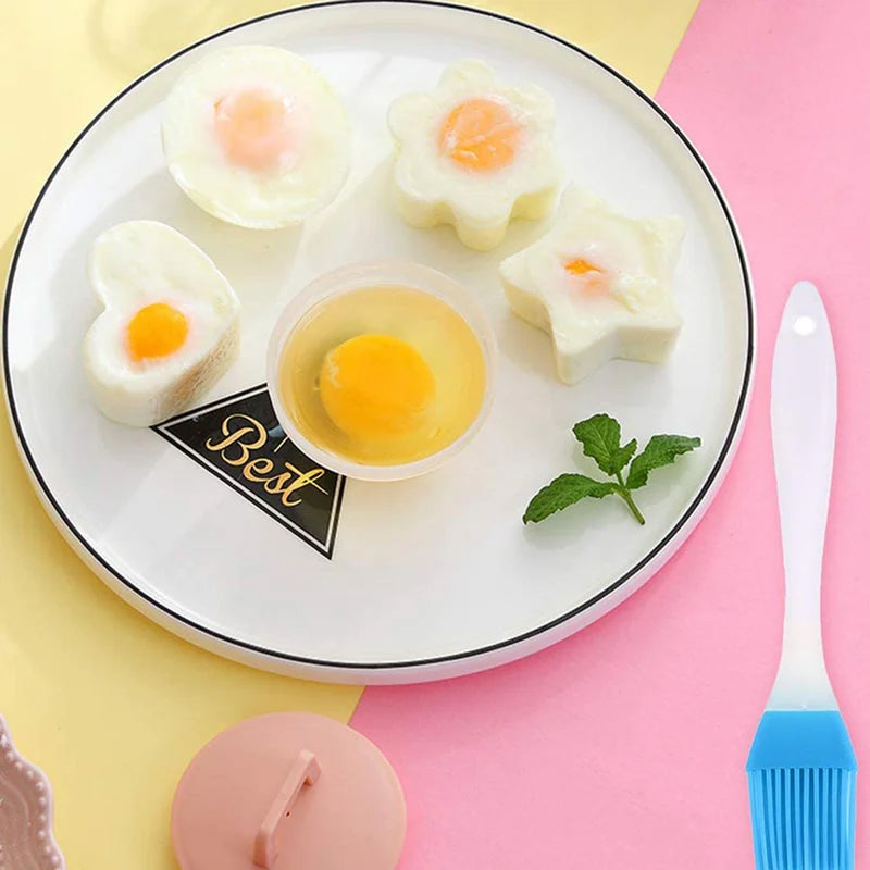 Skorter | Cute Boiled Egg Mold4 PCS/Set With Brush