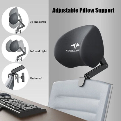 Skorter | Ergonomic Neck Pillow and Waist Support Cushion for Office Chair - Comfortable Headrest for Home & Office Use