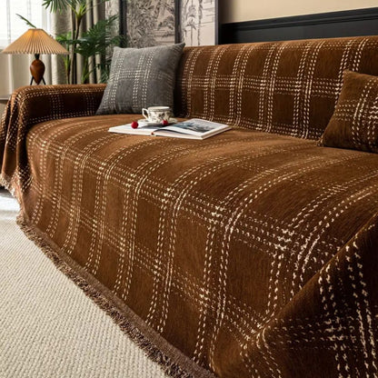 Skorter | Chesterfield Plaid Sofa Cover