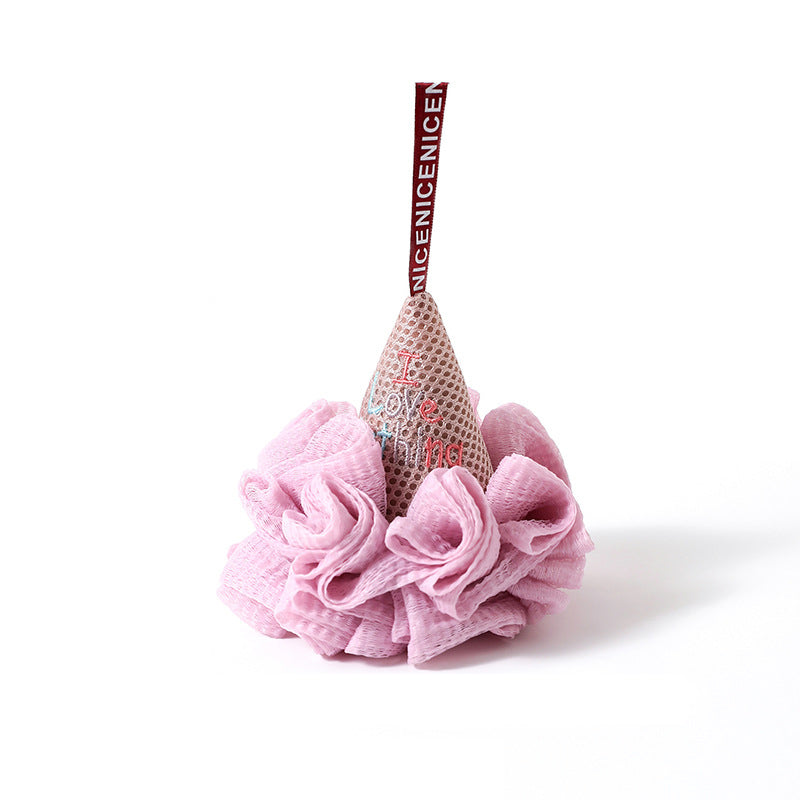 skorter | Bath ball Sweet ice cream peeling towel