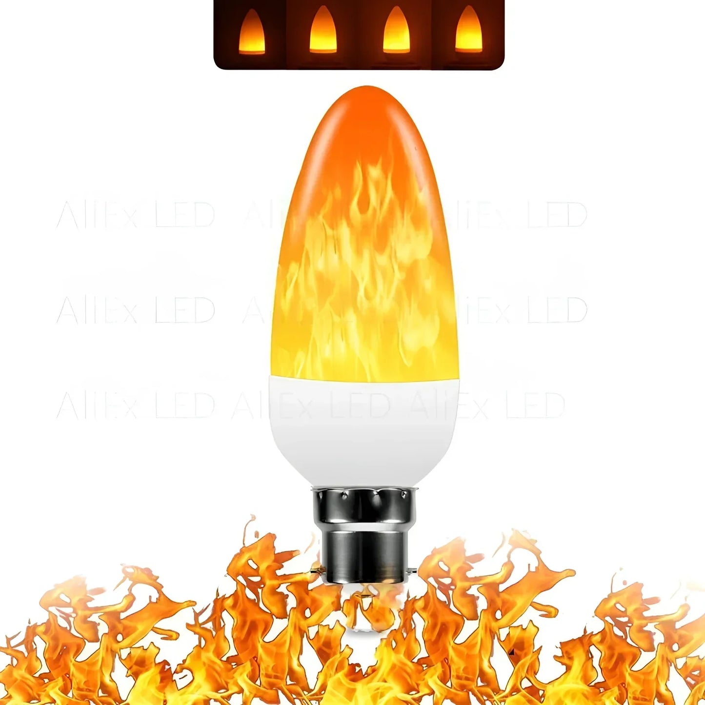 Skorter | Flame Effect Lamp – 9W LED Light Bulb with Realistic Flame Glow