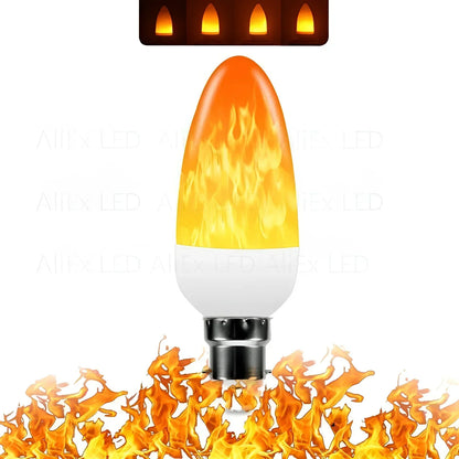 Skorter | Flame Effect Lamp – 9W LED Light Bulb with Realistic Flame Glow