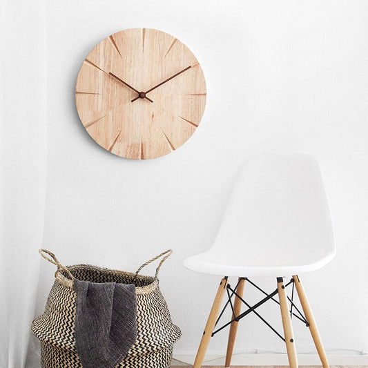 Skorter | ElegantWood - Wood Cut Wall Clock