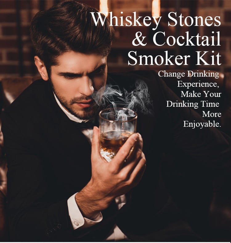 Skorter | Cocktail Smoker with 8 flavors -Bourbon Whiskey Gifts for Men