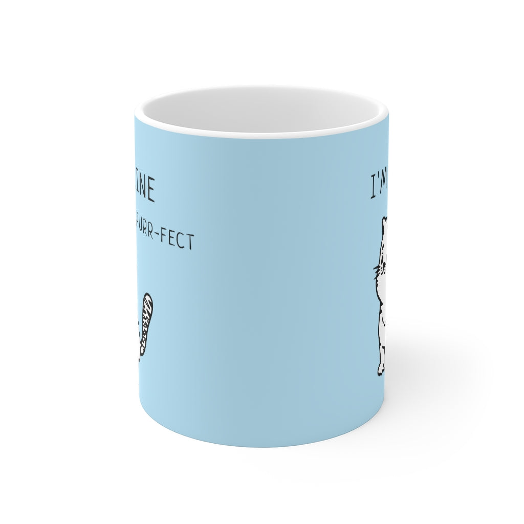 Skorter | Feline Purr-Fect Mug in Blue