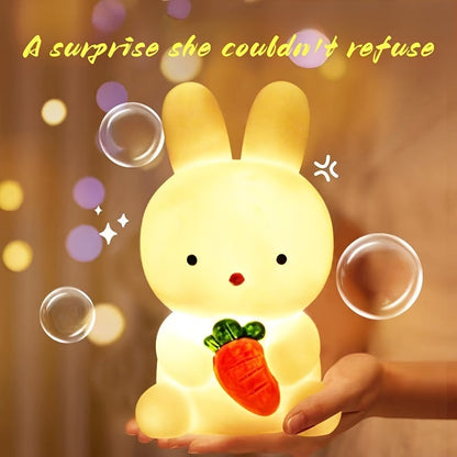 Skorter | BunnyGlow - Cute Bunny Lamp with LED Light for Decoration and Night Lighting