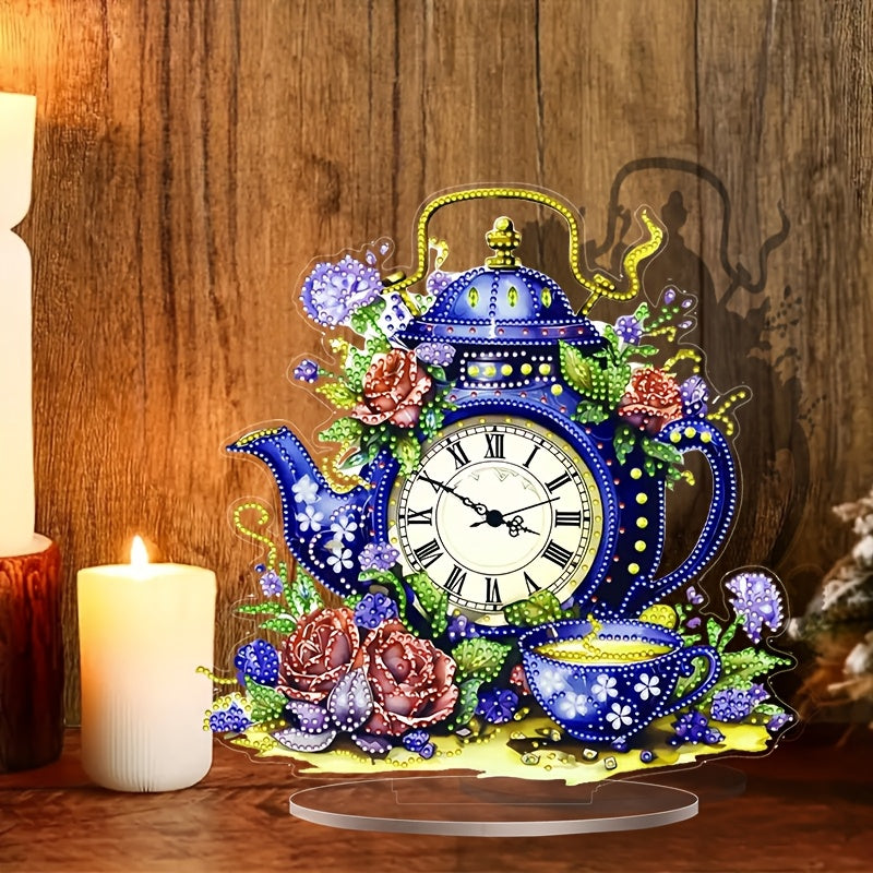 Skorter | DecoClock - Elegant Acrylic Teapot Clock