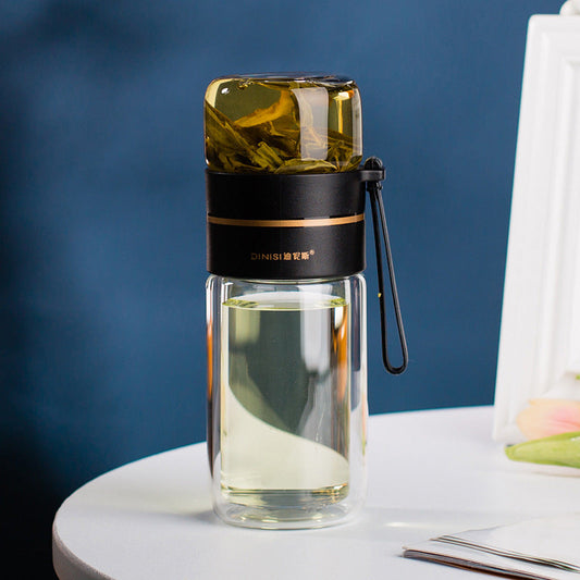 Skorter tea infuser in crystal clear glass