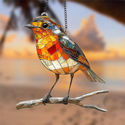 Skorter | Acrylic Bird Sun Catcher Hanging Window Decor