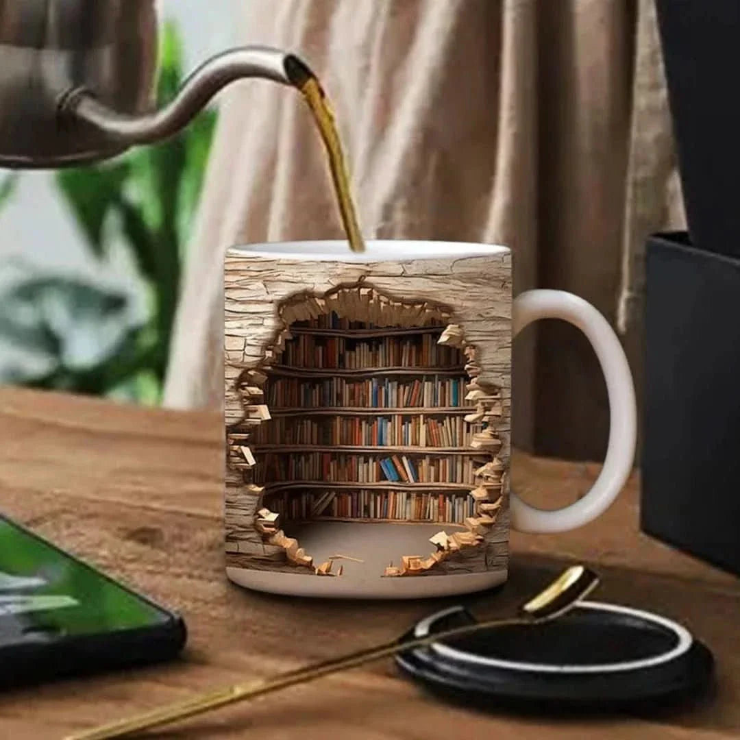 Skorter | 3d-Book Shelf Mug