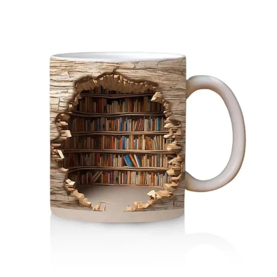 Skorter | 3d-Book Shelf Mug