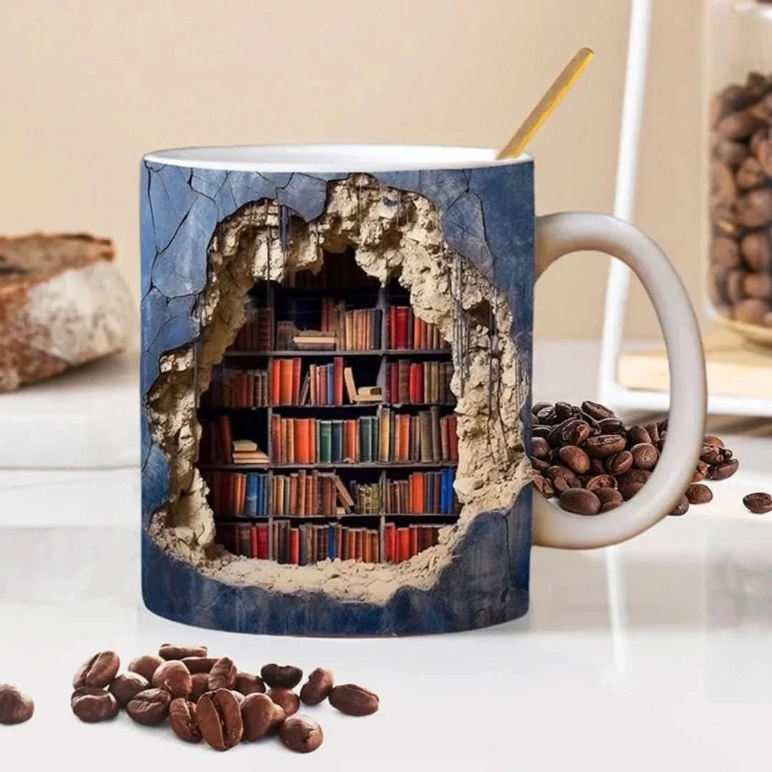 Skorter | 3d-Book Shelf Mug