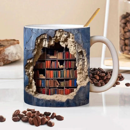 Skorter | 3d-Book Shelf Mug