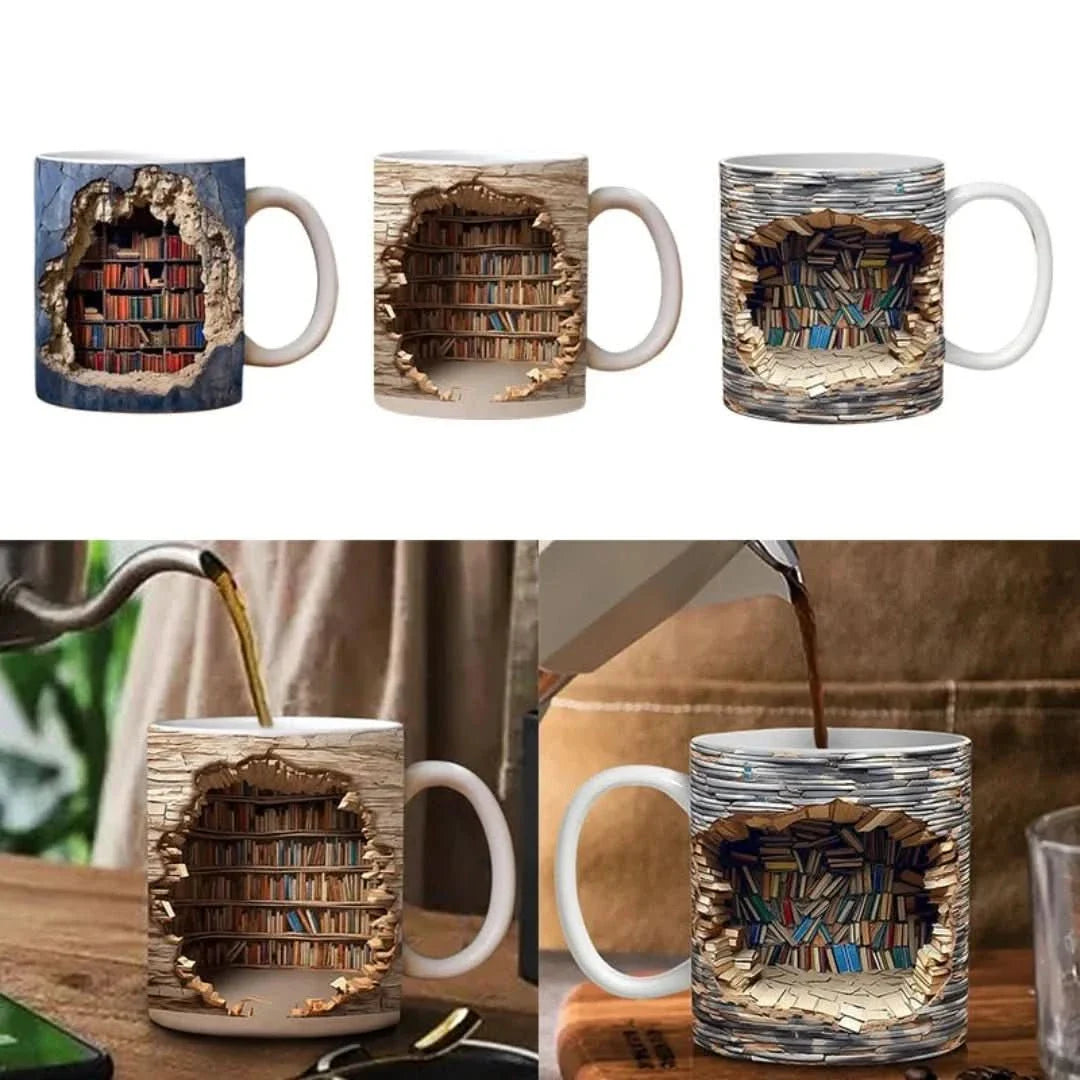 Skorter | 3d-Book Shelf Mug