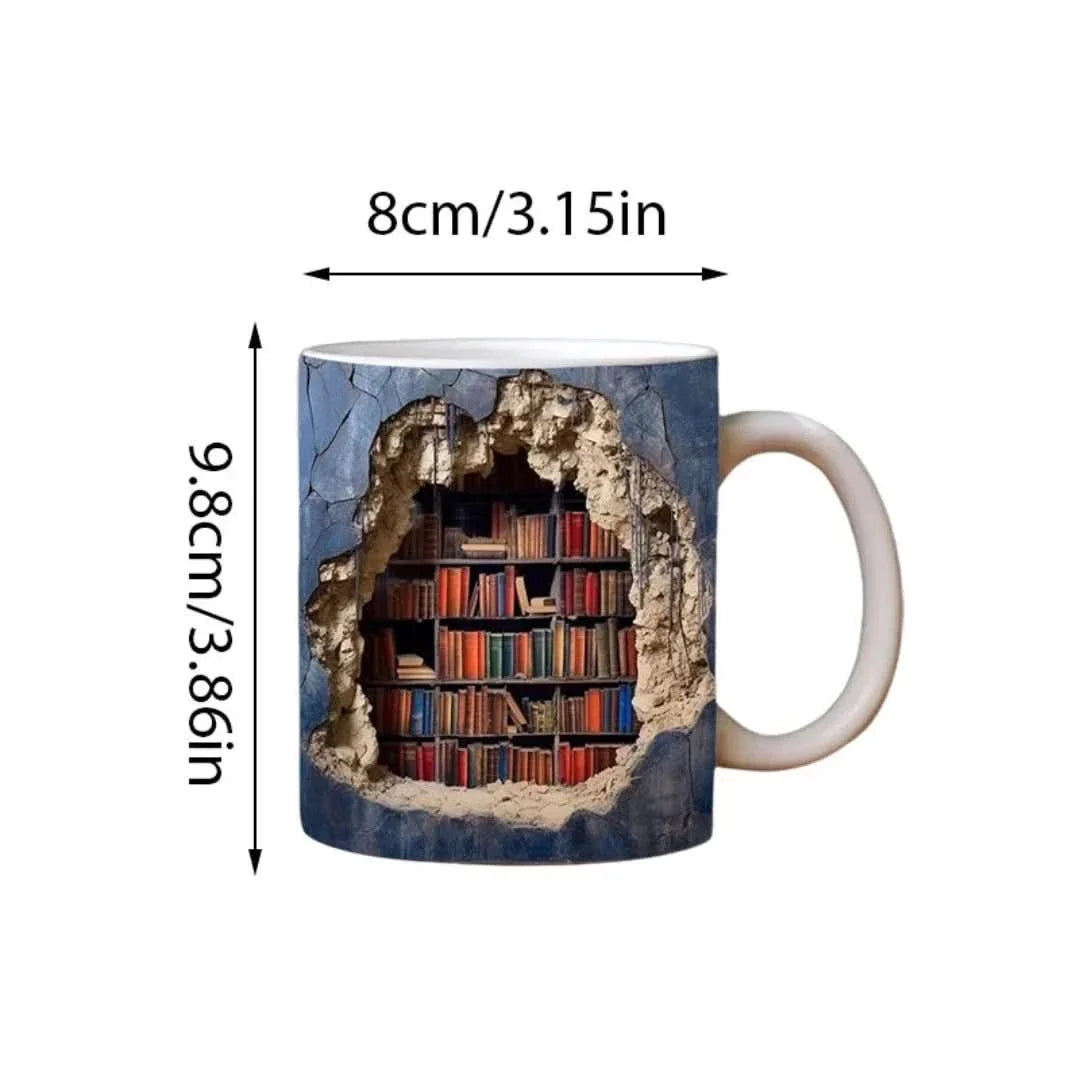 Skorter | 3d-Book Shelf Mug