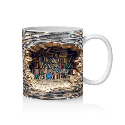 Skorter | 3d-Book Shelf Mug
